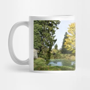 Tree by the lake again in autumn in Burgenland Mug